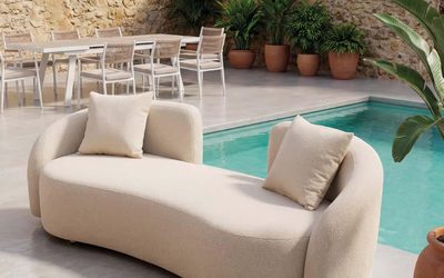 Muebles de jardín en tendencia: diseño, confort y estilo mediterráneo